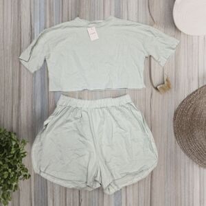 Women's Mint Green Sleepwear Set